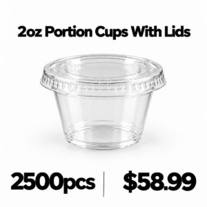 2oz portion cups with lids