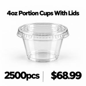 4oz portion cups with lids