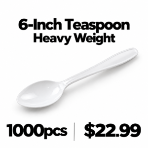 6 inch heavy weight teaspoon