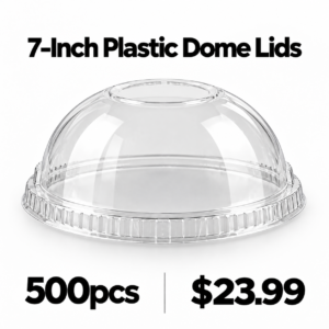 7 inch plastic dome lids advertisement