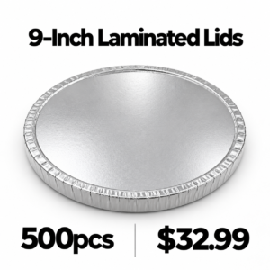 9 inch laminated lids product display