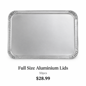 full size aluminum lids – 50pcs $28.99