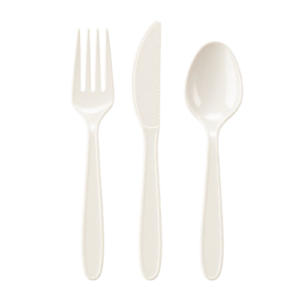 ivory plastic cutlery trio removebg preview